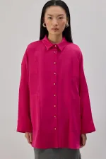 OVERSIZE SATIN SHIRT OVERSIZE SATIN SHIRT