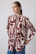 PATTERNED OVERSIZE SHIRT