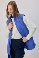 QUILTED VEST WITH ZIPPER