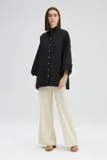 SHIRT WITH LACE DETAILS SHIRT WITH LACE DETAILS