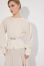 KEMER DETAYLI TUNİK ETEK TAKIM