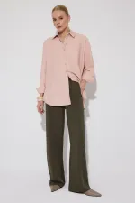 BELİ LASTİKLİ ÖRME PANTOLON