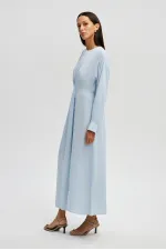 ROBE EN VISCOSE À BOUTONS