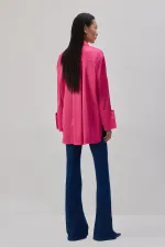 WIDE-CUFFS SATIN SHIRT WIDE-CUFFS SATIN SHIRT