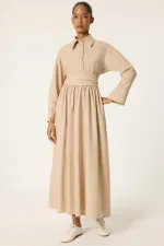 CORSET WAIST SHIRT COLLAR DRESS CORSET WAIST SHIRT COLLAR DRESS