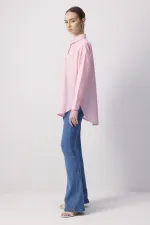 THIN STRIPED OVERSIZE SHIRT