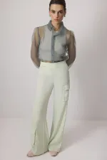 BOL PAÇA SATEN PANTOLON