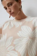 PULL À MOTIFS FLEURS