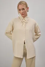 TIE-UP KNITTED CARDIGAN