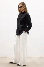 SHIRT WITH BELT DETAIL