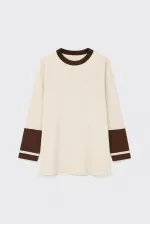 YIRTMAÇ DETAYLI TRİKO TUNİK