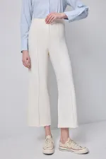 NERVÜRLÜ KREP PANTOLON