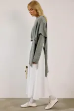 PULL À COL ÉCHARPE