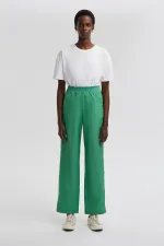 ÇIT ÇIT DETAYLI BELİ LASTİKLİ PANTOLON