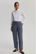 Relax fit trousers with elastic waistband Relax fit trousers with elastic waistband