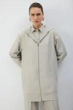 ZIPPED HOODED JACKET ZIPPED HOODED JACKET
