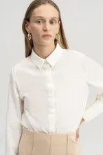 SNAP-BUTTON SHIRT BODYSUIT