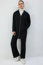 ZIPPED HOODED JACKET