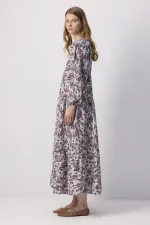 ÇİÇEK DESENLİ ELBİSE