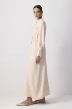 ROBE EN VISCOSE CEINTURE