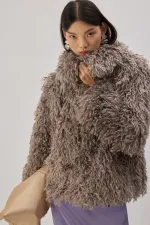 FAUX FUR COAT FAUX FUR COAT