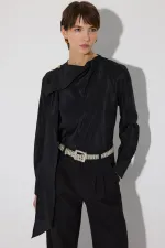 GOLD BUTTONED CUPRA TUNIC