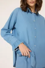 MANŞET DETAYLI GÖMLEK