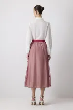 JUPE EN ORGANZA AVEC POCHES DÉTAILLÉES