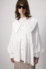 BALON KOL VİSKON GÖMLEK