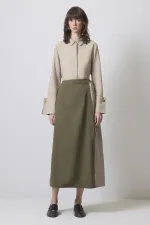CONTRASTING COLORED SKIRT CONTRASTING COLORED SKIRT