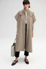 KAPÜŞONLU TRENÇKOT