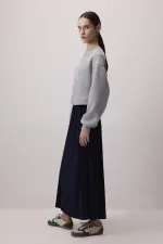 BASIC SKIRT WITH ELASTIC WAISTBAND BASIC SKIRT WITH ELASTIC WAISTBAND