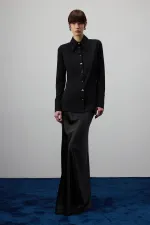 STEEL SHIRT WITH METAL BUTTONS STEEL SHIRT WITH METAL BUTTONS