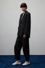 PARACHUTE FABRIC BLAZER JACKET