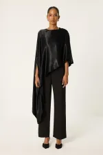 STRAIGHT FIT CREPE PANTS STRAIGHT FIT CREPE PANTS