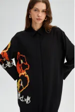 CHEMISE EN VISCOSE BRODÉE