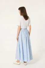 JUPE ÉVASÉE À MOTIFS