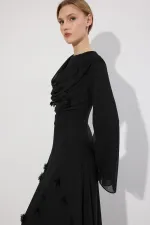 LINED CHIFFON DRESS LINED CHIFFON DRESS