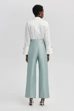 SATEN PALAZZO PANTOLON