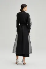 CEP DETAYLI ORGANZE TAKMA ETEK