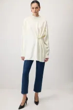 KNITTED TUNIC WITH ACCESSORIES