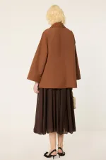 CHEMISE EN POPLINE ASYMÉTRIQUE