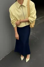 JUPE BASIQUE EN SATIN