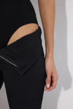 BİSİKLET YAKA ÇITÇITLI BODY