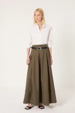 A-line skirt with pocket detail A-line skirt with pocket detail