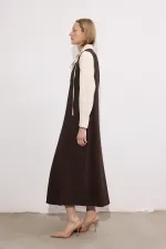 Gilet en crêpe à col en V