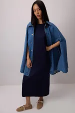 BICYCLE COLLAR PADDED DRESS