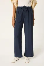 PANTALON EN MODAL AVEC TAILLE ÉLASTIQUE