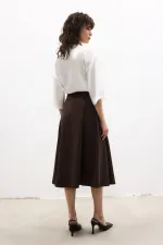 PLEATED BELTED SKIRT PLEATED BELTED SKIRT
