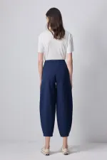 %100 PAMUKLU BELİ LASTİKLİ PANTOLON